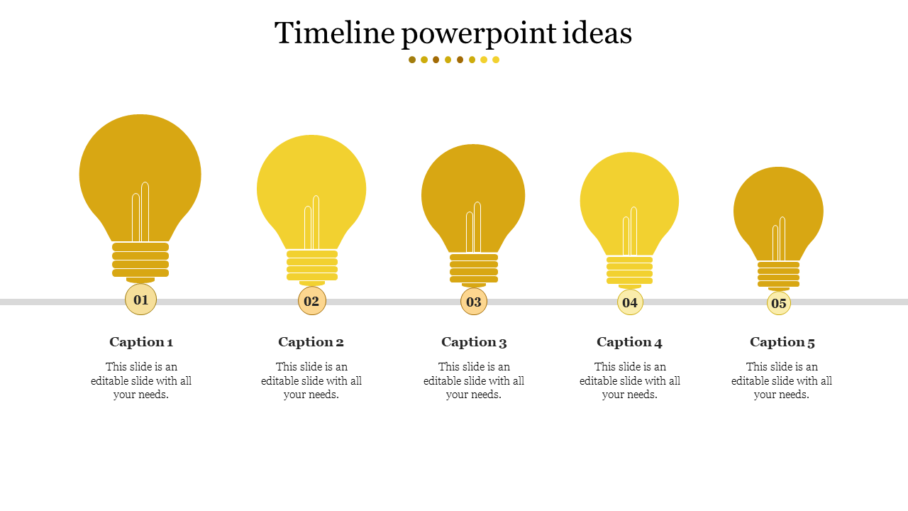 Free - Best Timeline PowerPoint Ideas Slide Template